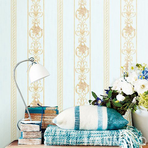 HANMERO Modern Classic Style Stripes Non-woven Wallpaper for Home Living Room Wall Decoration 0.53 * 10M at Wholesale Prices