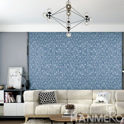 HANMERO Top Selling Modern Simple Design Interior Room Non-woven 0.53*10m Wallpaper Wallcovering Supplier from China
