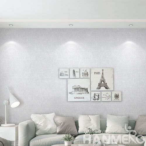 HANMERO Latest Unique Non-woven Pure Color Wallpaper with Top-grade Quality for Wall Decor from Chinese Wholesaler