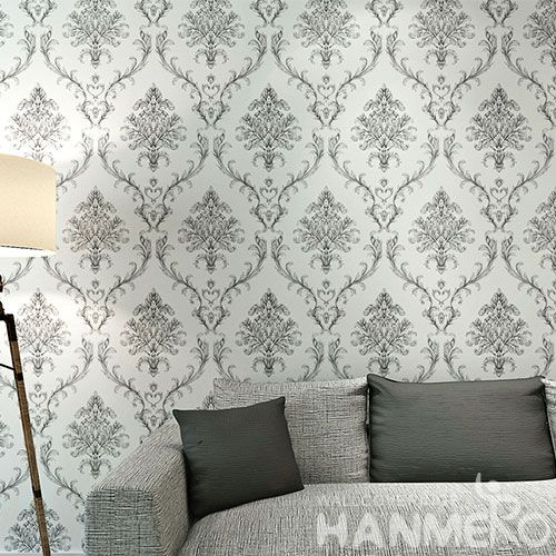 HANMERO Floral Household Office Wall Wallpaper PVC 0.53 * 10M Wallcovering from Chinese Factory Modern European Style