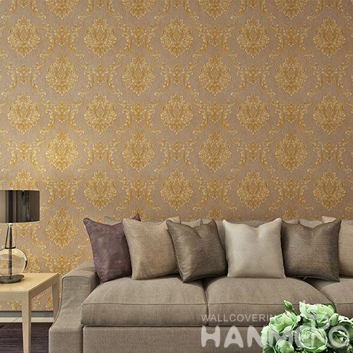HANMERO European Classic PVC 0.53 * 10M Wallpaper Best Prices from Chinese Wallcovering Dealer for Study Room Decoration