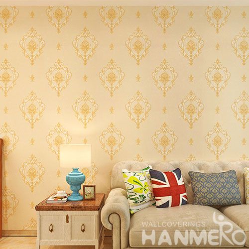 HANMERO Fancy Design PVC 0.53 * 10M Modern European Wallpaper Wholesale Prices from Chinese Wallcovering Dealer