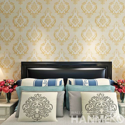 HANMERO New Fashion Classic Design PVC Wallpaper 0.53 * 10M / Roll for Household Decoration from China