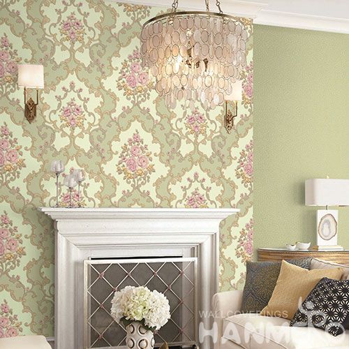 HANMERO Modern Classic Design PVC 1.06M Pink Color Wallpaper Room Wall Decor Wallcovering Wholesaler with Competitive Prices
