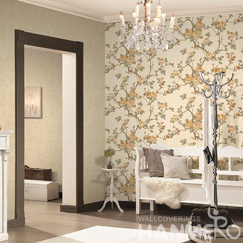 HANMERO Modern Simple Style 1.06M Wallpaper with Fancy Floral Patterns Household Room Wallcovering for Wholesale Prices