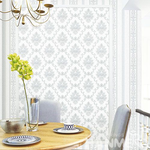 HANMERO Damask 0.53 * 10M Classic Latest Unique Non-woven Wallpaper with Top-grade Quality Sofa Background Wall Decor from Chinese Dealer