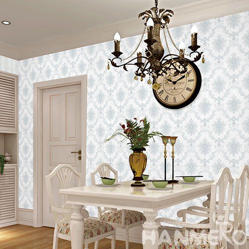 HANMERO Non-woven High Quality Best Prices 0.53 * 10M Damask Wallpaper for Interior Wall Design Wallcovering Vendor from Hubei China Chinese