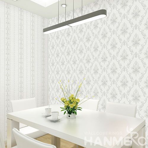 HANMERO Classic Damask Best Selling Fancy Design Wallpaper 0.53 * 10M Non-woven Wallcovering for Interior Wall Designer from Professional Manufacturer