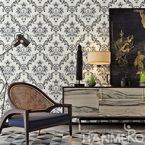 HANMERO Classic Stylish Design Wallpaper PVC 0.53 * 10M for Cozy Home Decoration from China Supplier High Quality