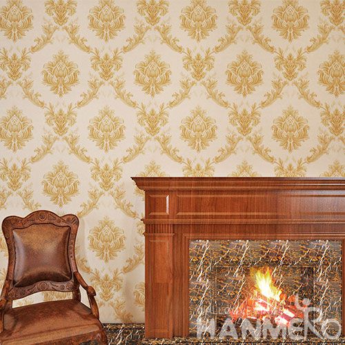 HANMERO European Classic Style Photo Quality Wallpaper PVC 0.53 * 10M Wallcovering Chinese Manufacturer Top Grade