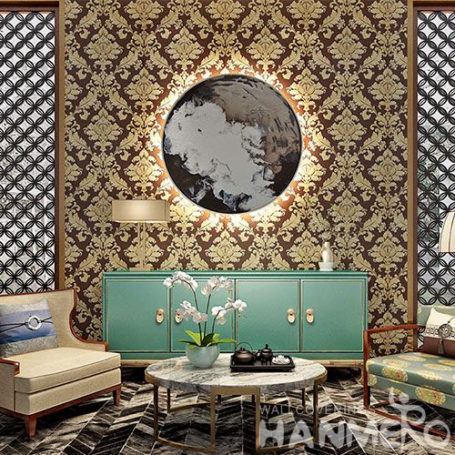 HANMERO Latest Luxury Decorative Wallcovering Chinese Factory Hot Sex PVC 0.53 * 10M Wallpaper Factory Wholesale Prices