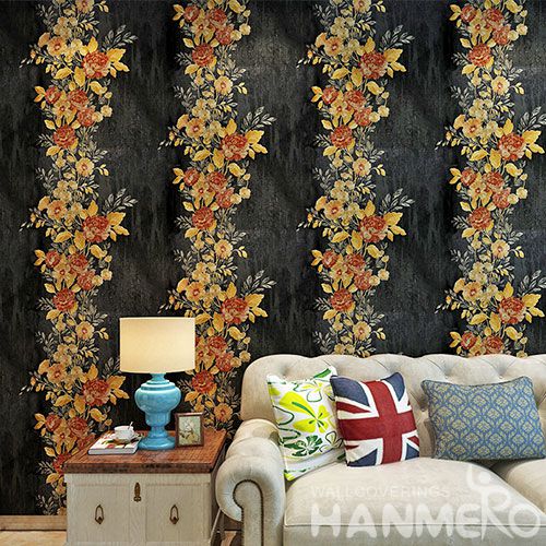 HANMERO Best Selling Fashion Flowers Design Walllpaper Modern European Style Chinese Manufacturer Kids Room Decoration