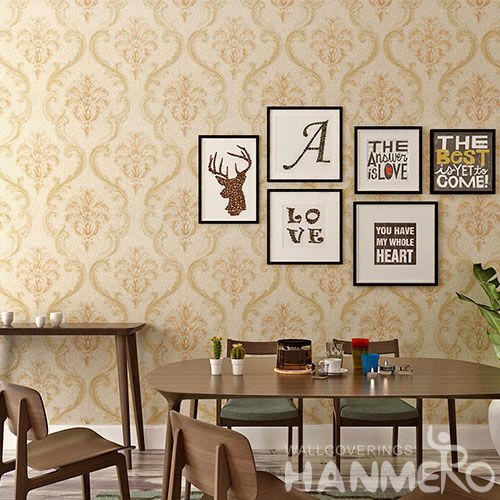 HANMERO Strippable New Fashion PVC 0.53 * 10M Wallpaper for Living Room Bathroom Wall Manufacturer Designer from China