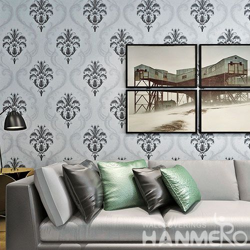HANMERO Classic Home Interior PVC Wallpaper for TV Sofa Background from Professional Wallcovering Manufacturer