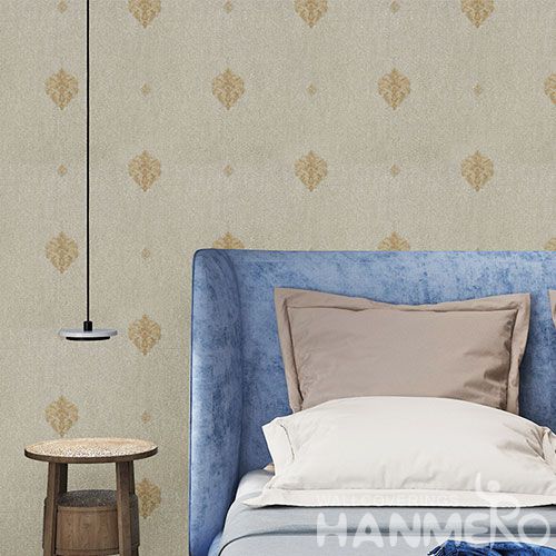 HANMERO Removable Chinese Supplier Natural Sense PVC Wallpaper Cozy Home Decoration European Simple Style Cheap Prices