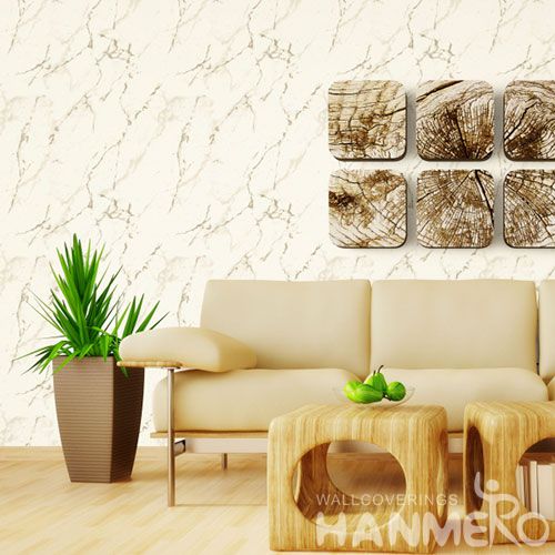 HANMERO High Quality Stone Marble Pattern PVC Wallpaper Home Interior Room Decoration Chinese Factory