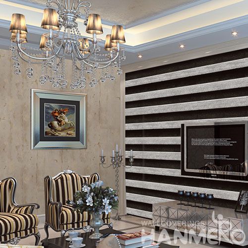 HANMERO Modern New Stone Design PVC Wallpaper for Walls Grey Color Hot Selling for Living Room Decoration from China