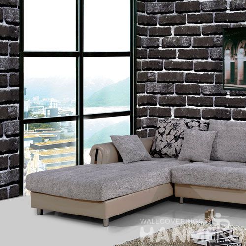 HANMERO Modern Stone Design PVC 3D Wallpaper for Walls 0.53 * 10M Nature Sense Wallcovering Factory for Interior Bedroom Decor