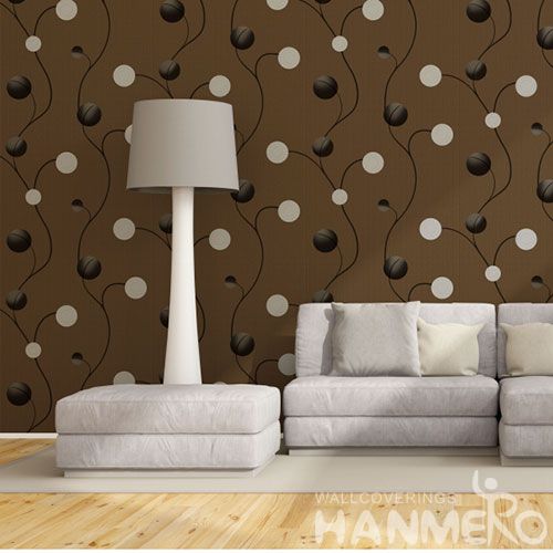 HANMERO New Style PVC Commercial Wallpaper 0.53 * 10M Nature Texture Study Room Decor Chinese Wallcovering Dealer Latest