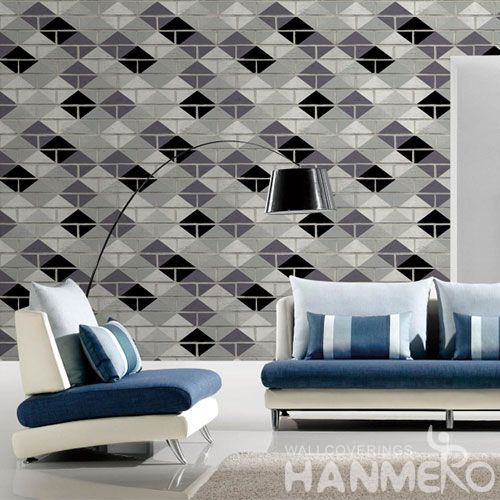 HANMERO Eco-friendly Stone Germetric Pattern Home Decoration Wallcovering 0.53 * 10M / Roll Wallpaper on Wall of House Wholesale Prices