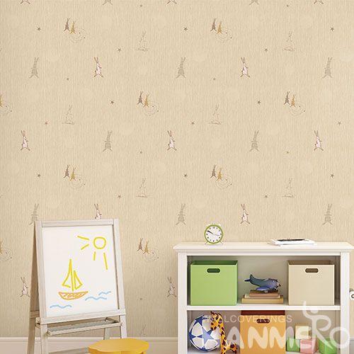 HANMERO Modern High Quality 0.53 * 10M Wallpaper Cartoon Design Animals Texture Household Room Wallcovering for Wholesale Prices