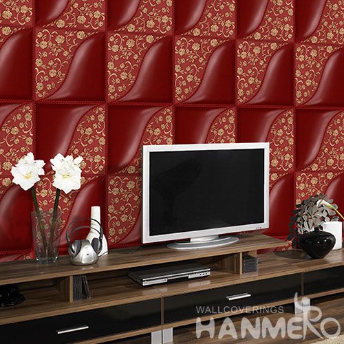 HANMERO Nature Gloden Geometric Pattern PVC 1.06M Korea Design Wallpaper Kids Bed Room Wallcovering from Chinese Exporter on Sale