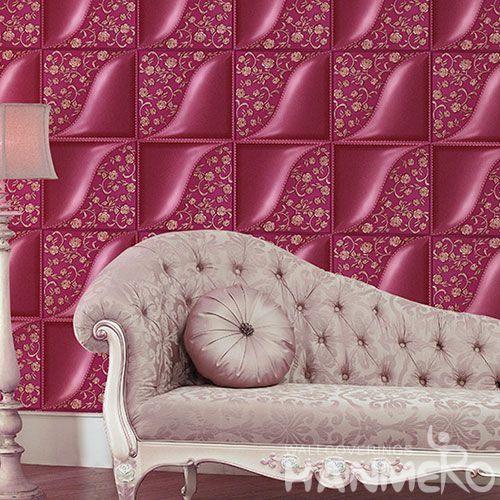 HANMERO New Arrival Geometric Pattern Bedroom Household 1.06M PVC 3D Wallpaper for Wall Decoration from Chinese Supplier