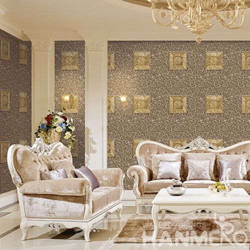 HANMERO 1.06M PVC 3D Wallcovering Factory from China Restaurant Kitchen Wall Decor Natural Material High Quality Wallpaper Exporter