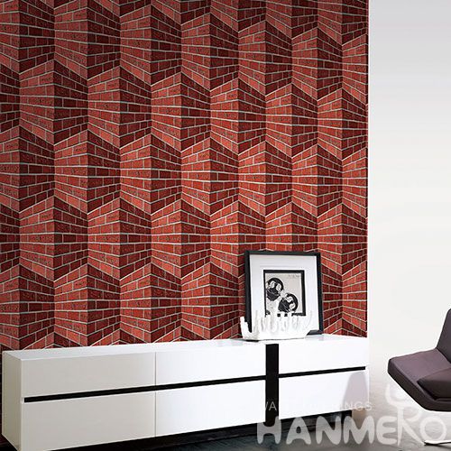 HANMERO Natural Material New Style 3D Brick Wallpaper Stone Textured for Bedroom House Decorative with Best Prices and CE Certificate