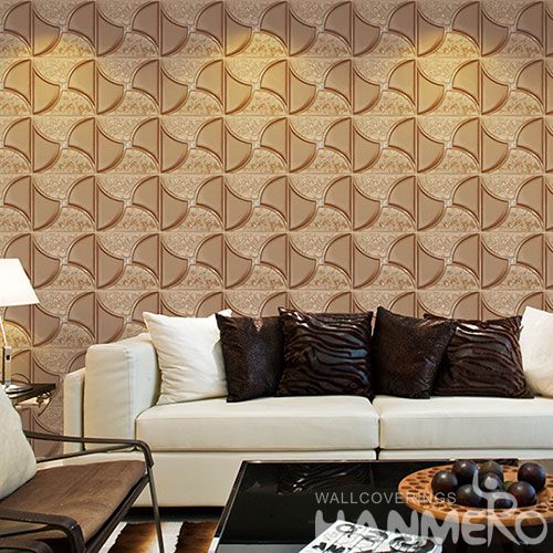 HANMERO PVC High Quality Best Prices 3D 1.06M Wallpaper for Interior Wall Design Wallcovering Vendor from Hubei China