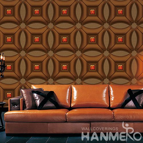 HANMERO Removable Household Decor 3D PVC 1.06M Wallpaper with Beautiful Designs and Excellent Quality from Chinese Factory