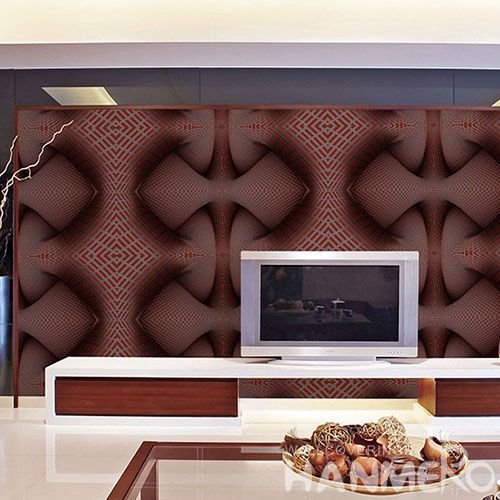 HANMERO Modern Germetric Pattern Removable Chinese Supplier 3D Wallpaper PVC 1.06M Korea Design for Cozy Home Decoration