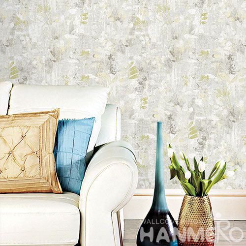HANMERO New Arrival Embossed Modern Leaf PVC Wallpaper Manufacturer Wholesaler For Wall