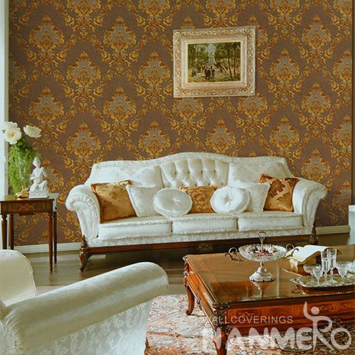 HANMERO PVC High Quality Best Prices PVC 1.06M Cheap Wallpaper for Sale Interior Wall Design Wallcovering Vendor from Hubei China