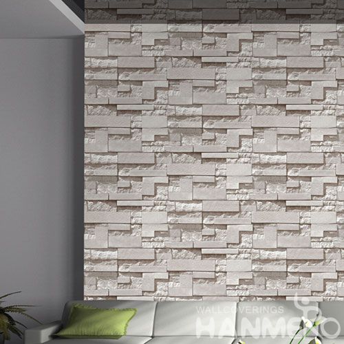 HANMERO Affordable Hot Sex PVC Decorative 3D Wallpaper Stone Pattern Household Room Wallcovering Best Prices Chinese Dealer