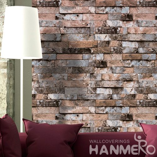 HANMERO Latest Decorative 0.53 * 10M Brick Design Wallpaper Distributor Offered by Professional Wallcovering Manufacturer