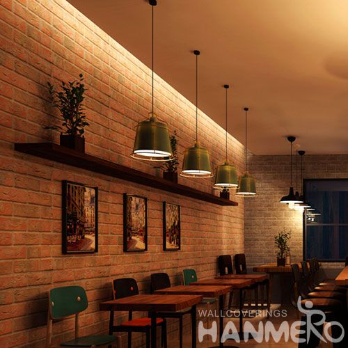 HANMERO CE Certificate PVC 0.53 * 10M Brick 3D Wallpaper Hot Selling for Home Interior Decor with Best Prices on Sale