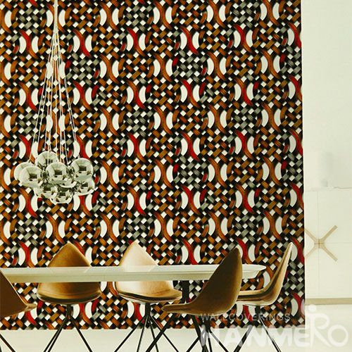 HANMERO Interior TV Background Wallcovering PVC Stylish Wallpaper Natural Material from Chinese Factory Competitive Prices