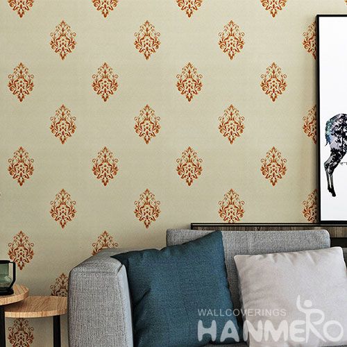 HANMERO New Arrival Household Wallcovering Supplier PVC Wallpaper Best Prices in 0.53 * 10M / Roll CE Certificate