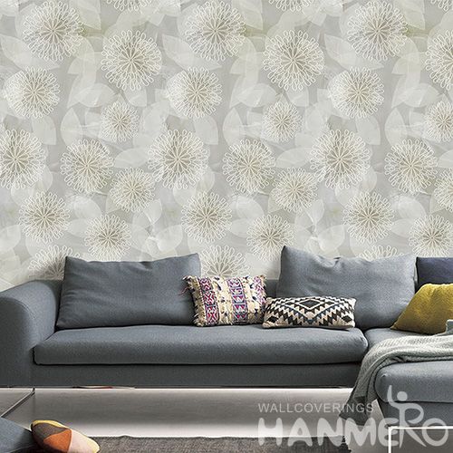 HANMERO Hot Top Selling Room Decor 3D Flowers Pattern Wallpaper Modern Style from Chinese Manufacture Wallcovering Vendor
