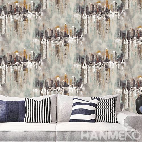 HANMERO Popular Interior Room Decorative Non-woven 0.53 * 10M Rolls of Wallpaper for Sale Wallcovering Factory New Latest