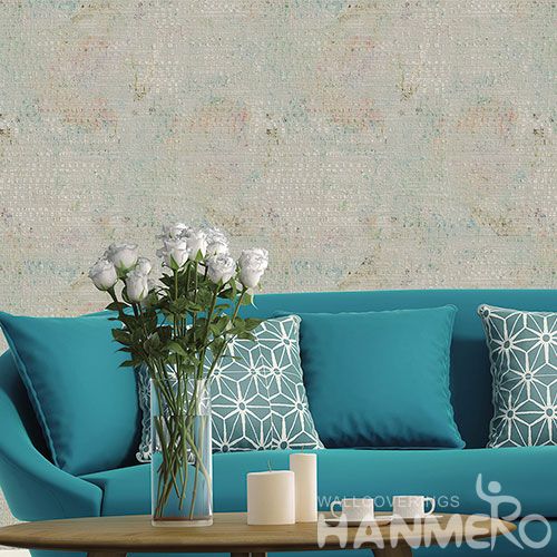 HANMERO Nature Simple Designs 0.53 * 10M / Roll Non-woven Wallpaper for Bathroom Walls Wallcovering from Chinese Exporter on Sale