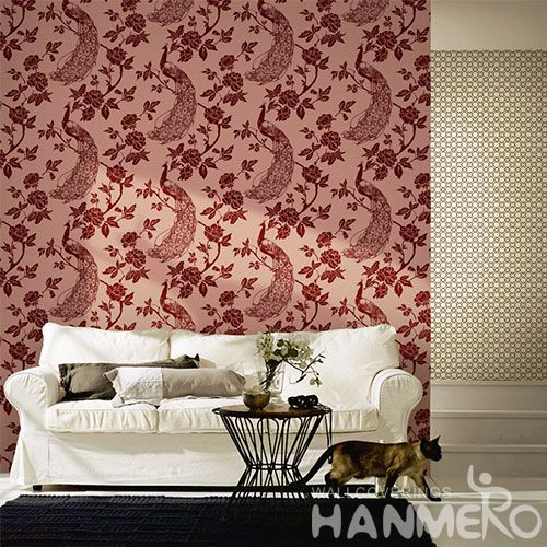 HANMERO Household Living Room Wall Non-woven Wallpaper 0.53 * 10M Best Selling Wallcovering Chinese Factory Modern Style