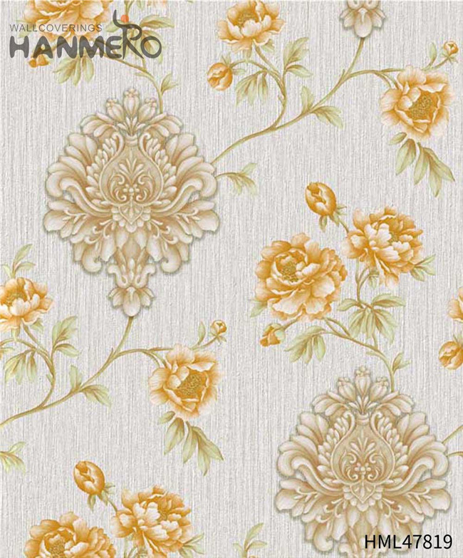 HANMERO wallpaper for decorating homes Professional Flowers Technology Modern Study Room 0.53M PVC