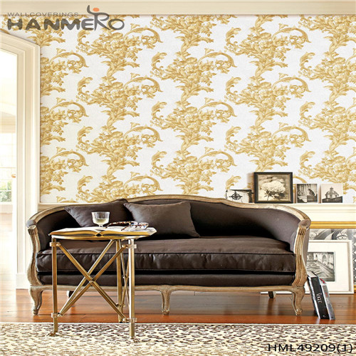 HANMERO PVC Decor Flowers Rustic Technology Photo studio 0.53*10M black wallpaper decor