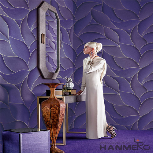 HANMERO European Manufacturer Damask Technology PVC Photo studio 0.53*10M wallpaper design for house