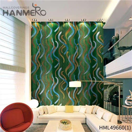 HANMERO 0.53*10M Professional Geometric Bronzing Pastoral Living Room PVC purchase wallpaper