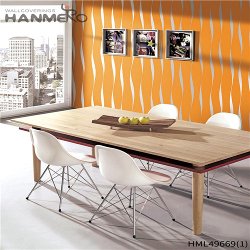 HANMERO PVC Professional Geometric 0.53*10M Pastoral Living Room Bronzing wallpaper in home decor