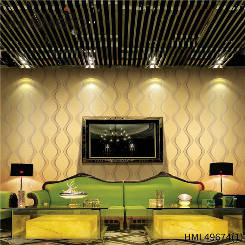 HANMERO PVC Professional Geometric Bronzing Pastoral 0.53*10M Living Room wallpapers decorate walls