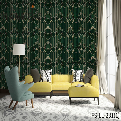 HANMERO Non-woven modern wallpaper designs Geometric Technology Classic Household 0.53*10M Standard